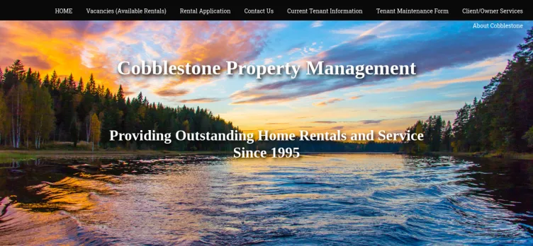 Screenshot Cobblestone Property Management