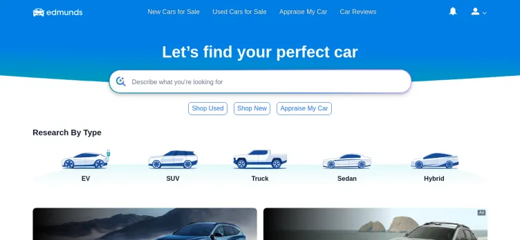 Screenshot Edmunds.com