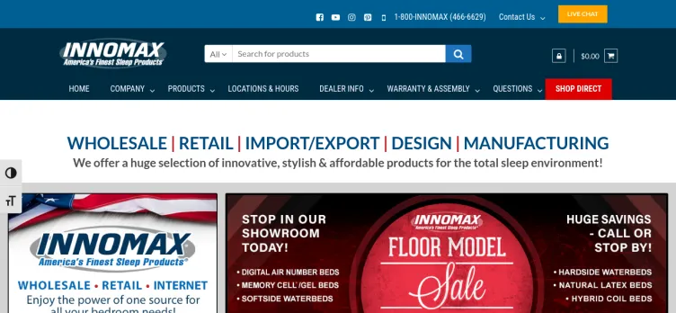 Screenshot Innomax Corporation
