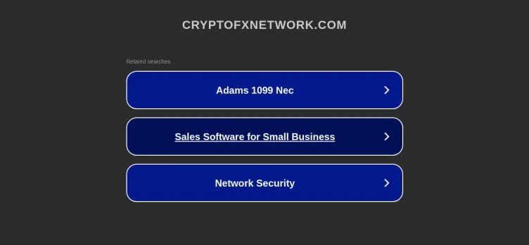 Screenshot Cryptofxnetwork