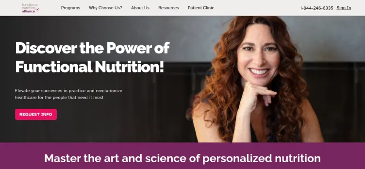 Screenshot Functional Nutrition Alliance