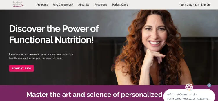 Screenshot Functional Nutrition Alliance