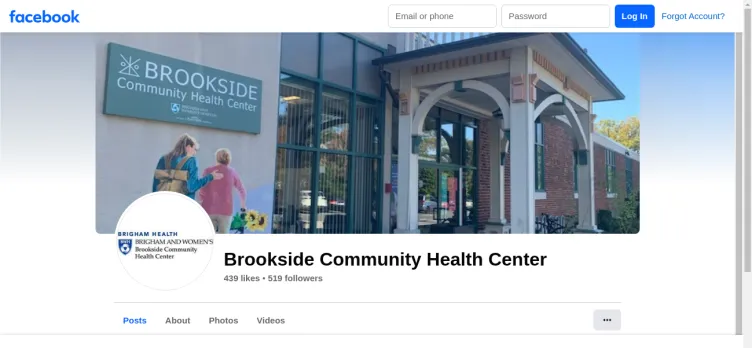 Screenshot Brookside Community Health