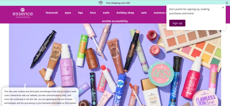 Screenshot Essence Cosmetics