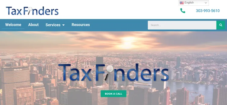 Screenshot Taxfinders