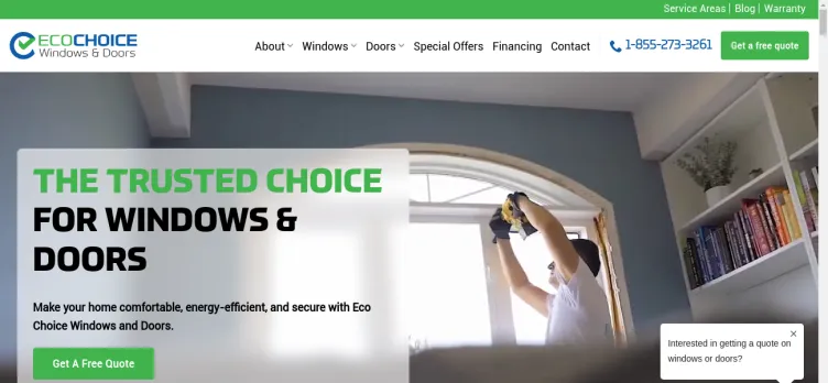 Screenshot Eco-Choice Windows and Doors