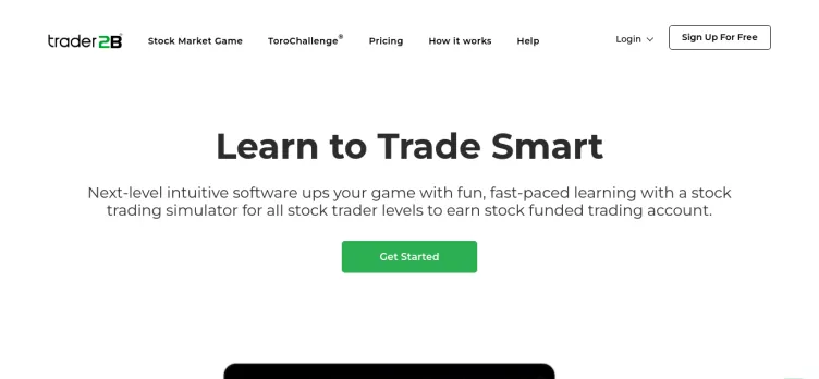 Screenshot Trader2B.com