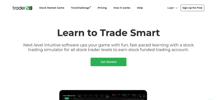 Screenshot Trader2B.com