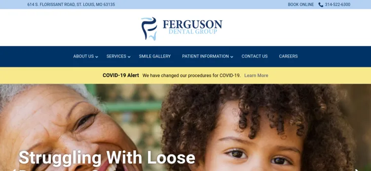 Screenshot Ferguson Dental Group