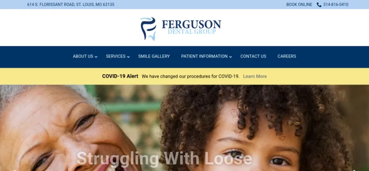 Screenshot Ferguson Dental Group