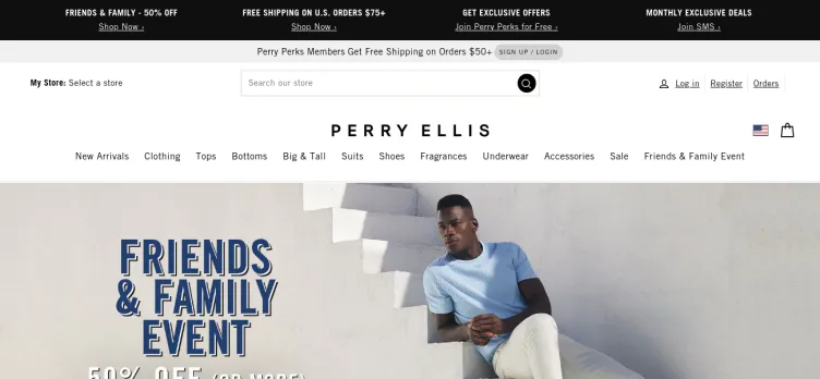 Screenshot Perry Ellis