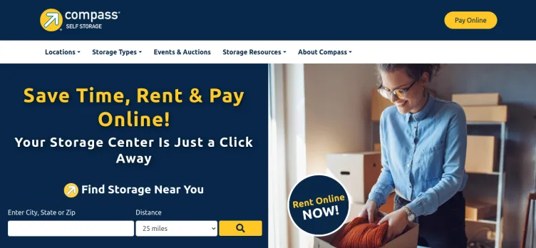 Screenshot Compass Self Storage