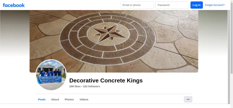 Screenshot Decorative Concrete Kings