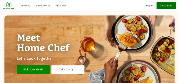 Screenshot HomeChef