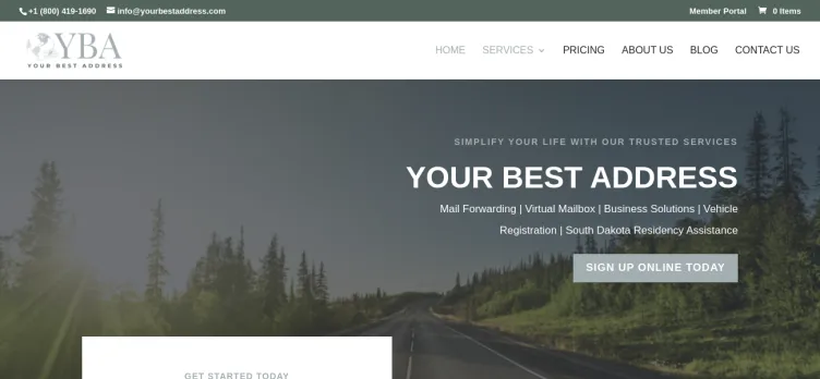 Screenshot YourBestAddress