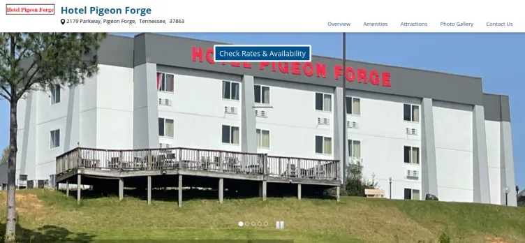 Screenshot Hotel Pigeon Forge Inn & Suites