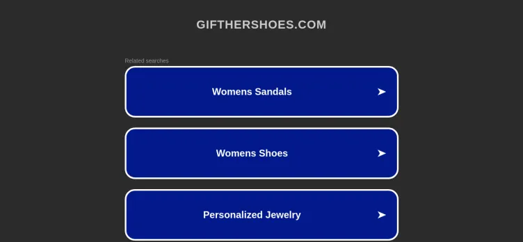 Screenshot GiftHerShoes