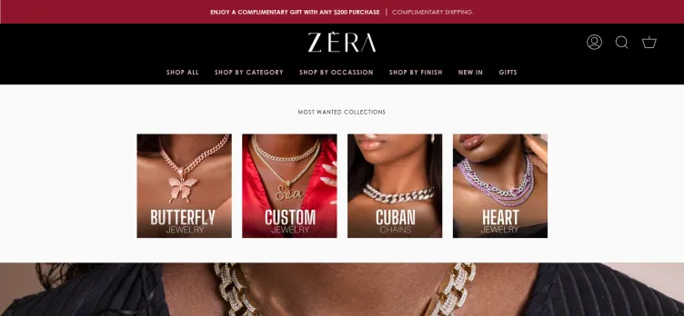 Screenshot Zera Jewels