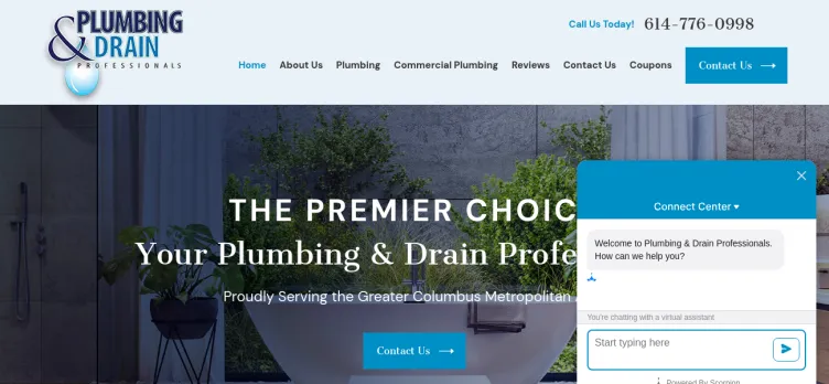 Screenshot Plumbing & Drain Professionals