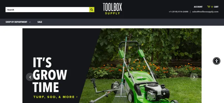 Screenshot ToolBox Supply