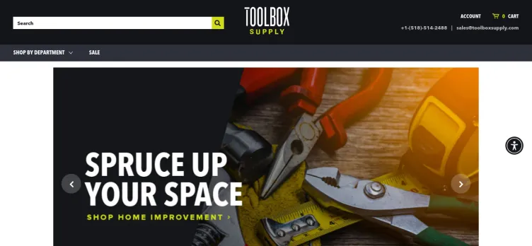 Screenshot ToolBox Supply