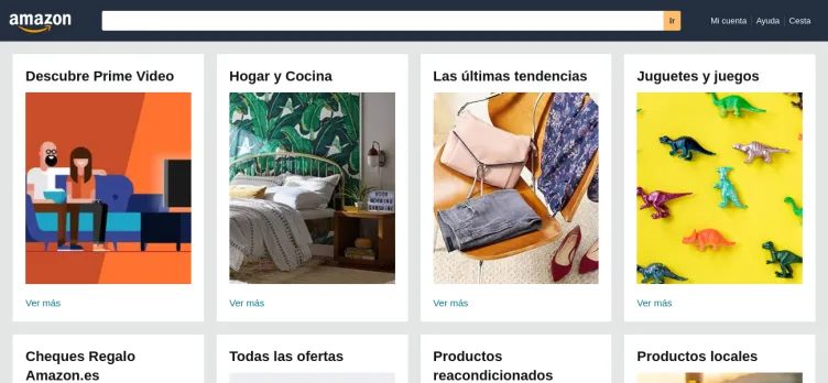 Screenshot Amazon ES