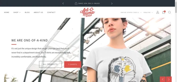 Screenshot Artoramashop