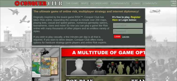 Screenshot Conquer Club