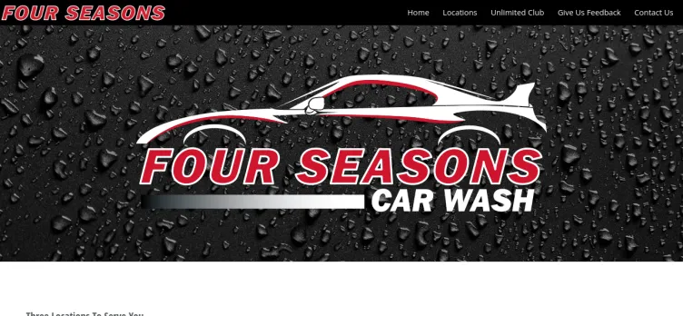 Screenshot Four Seasons Car Wash