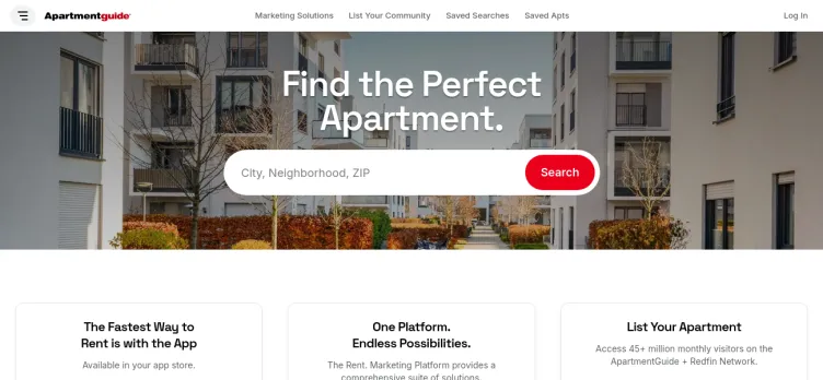 Screenshot Apartmentguide