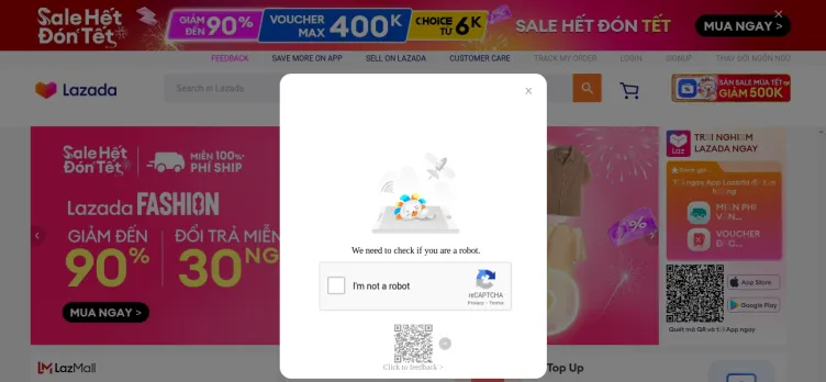 Screenshot Lazada.vn