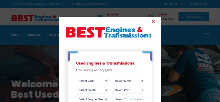 Screenshot Best Used Auto Parts