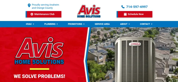 Screenshot Avis Home Solutions