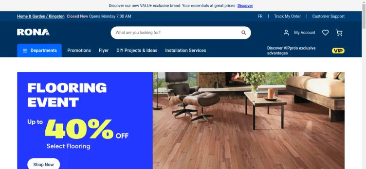 Screenshot Lowes.ca