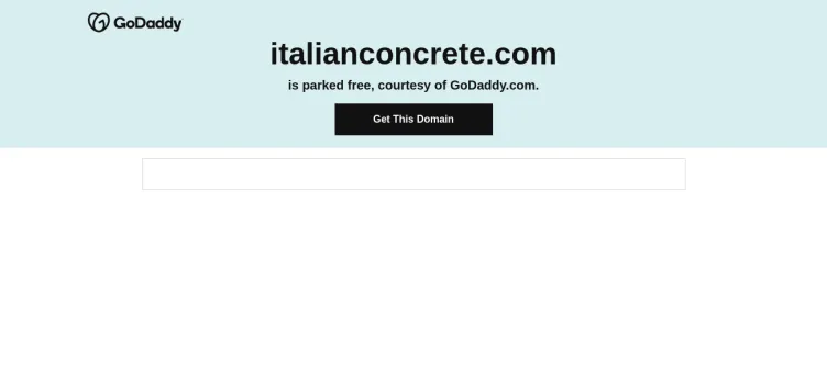 Screenshot Italian Concrete & Design
