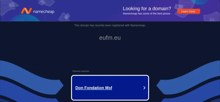 Screenshot European Financial Market