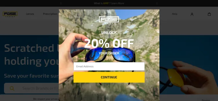 Screenshot FUSE Lenses