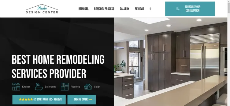 Screenshot Poulin Design Remodeling