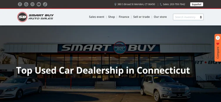 Screenshot Smart Buy Auto Sales