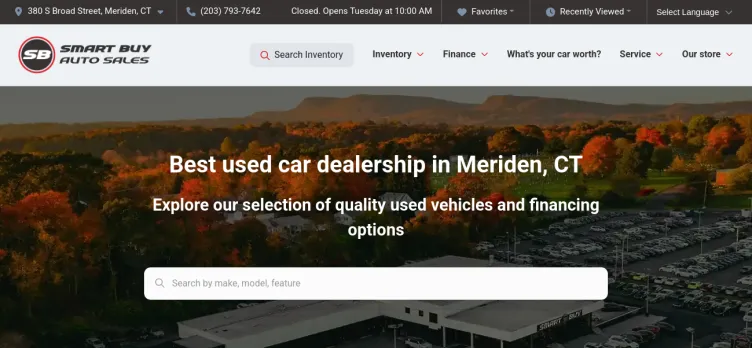 Screenshot Smart Buy Auto Sales