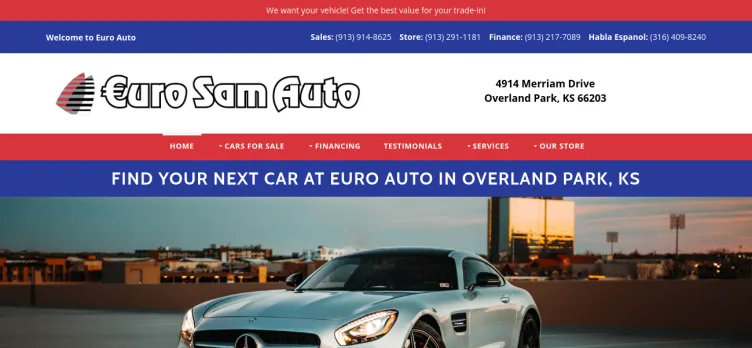 Screenshot Euro Sam Auto
