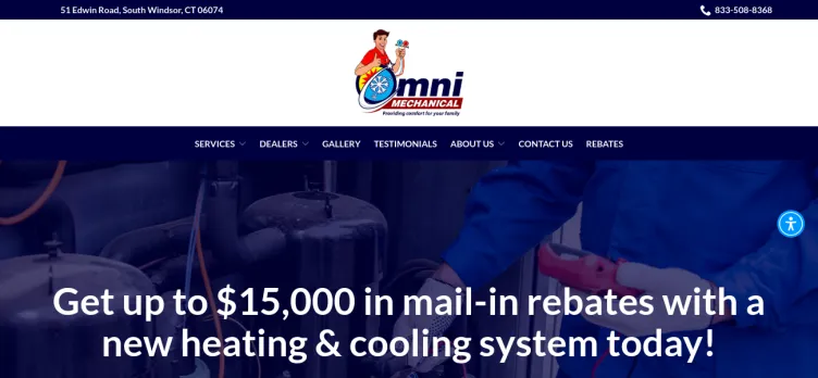 Screenshot Omni Mechanical Services