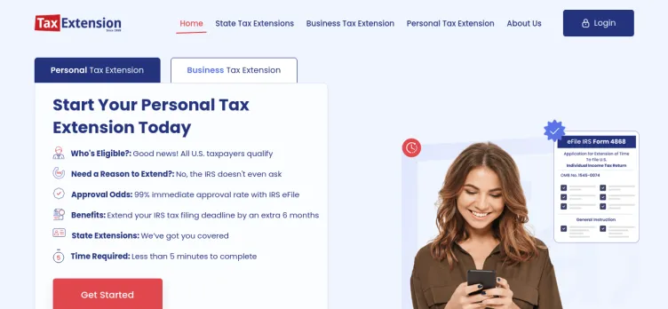Screenshot InterSearch Tax Solutions