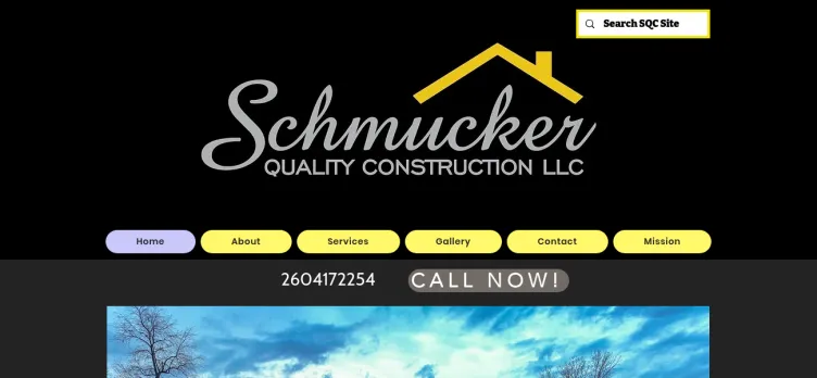 Screenshot Schmucker Quality Construction