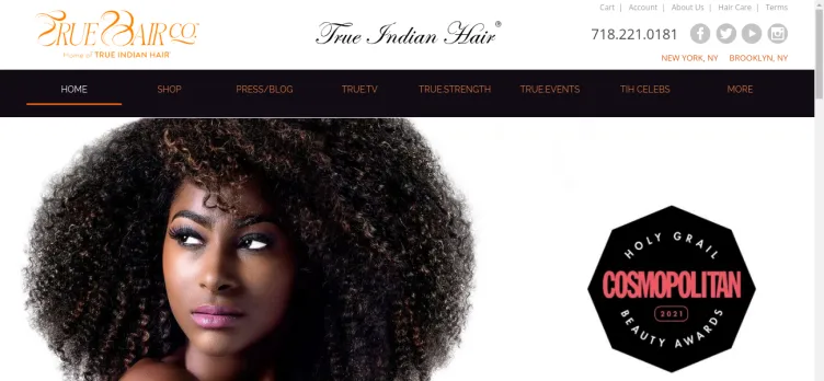 Screenshot True Indian Hair