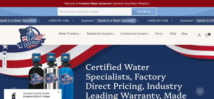 Screenshot King Water Filtration