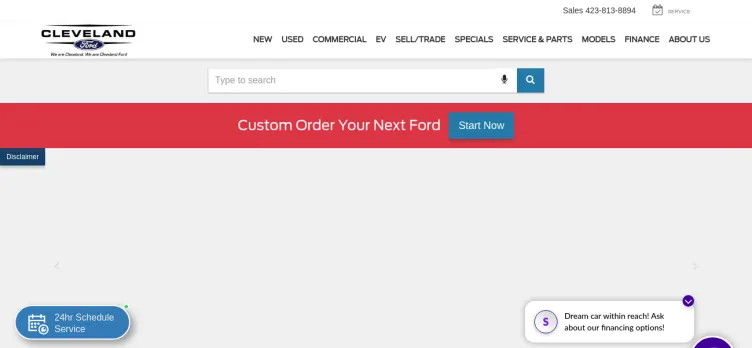 Screenshot Cleveland Ford