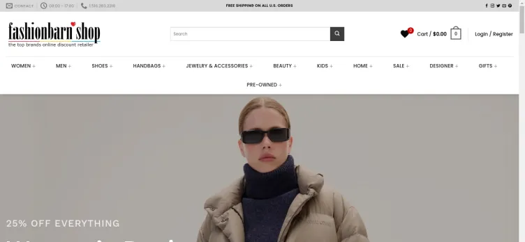 Screenshot Fashionbarnshop