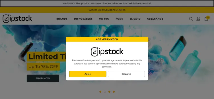 Screenshot Ziipstock