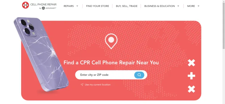 Screenshot CPR Cell Phone Repair